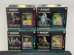 Magic the Gathering MTG: The Lord of the Rings LTC Commander Decks Set of 4 - Image 1