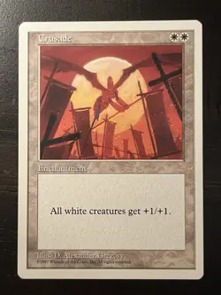 MTG Crusade, Fifth Edition, Heavily Played, English - Image 1
