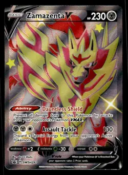 Pokemon Zamazenta V (Shiny) SWSH: Sword & Shield Promo Cards #SWSH293 ESE - Image 1