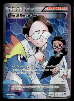 Pokemon Fossil Researcher Full Art XY - Furious Fists Ultra Rare #110/111 ESE - Image 1