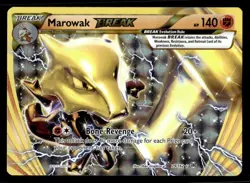 Pokemon Marowak BREAK XY - BREAKthrough Rare BREAK #79/162 ESE - Image 1