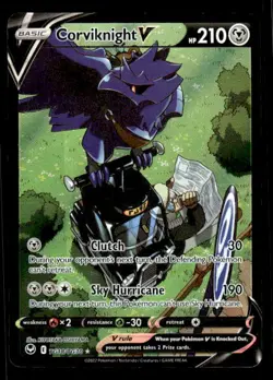 Pokemon Corviknight V Silver Tempest Trainer Gallery Ultra Rare #TG18/TG30 ESE - Image 1