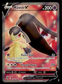Pokemon Mawile V (Full Art) SWSH12: Silver Tempest Ultra Rare #178/195 ESE - Image 1
