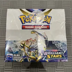 Pokemon TCG | Brilliant Stars | Booster Box | 36 Packs | Sealed - Image 1