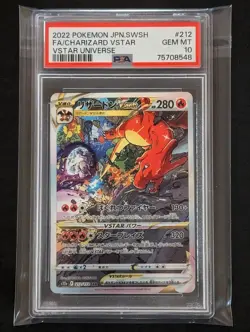 2022 Pokemon Japanese SW&SH: Charizard VSTAR Universe 212/172 SAR FA Holo PSA 10 - Image 1