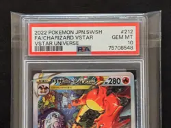 2022 Pokemon Japanese SW&SH: Charizard VSTAR Universe 212/172 SAR FA Holo PSA 10 - Image 3