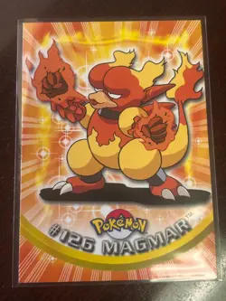2000 Topps Pokemon Series 3 #126 Magmar TV Animation Edition Blue - Image 1