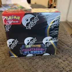 Pokemon TCG: Phantasmal Flames Booster Box (36 Packs) New & Sealed - in hand - Image 1