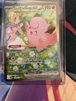 Pokemon Lillie's Clefairy ex 184/159 Journey Together Special Illustration Rare - Image 1