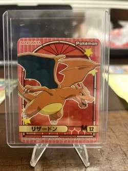 Charizard Holo No.12 Japanese Pokemon Marumiya Sticker - Image 1