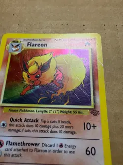 Pokemon TCG Flareon Jungle 3/64 Holo Unlimited Holo Rare - Image 2