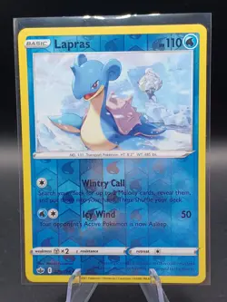 Pokemon TCG - Lapras & Melony 029/198 - Chilling Reign - Reverse Holo - NM - Image 1