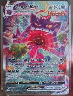 Pokemon Gengar VMAX Fusion Strike Secret Rare Full Alt Art #271 CGC 10 Gem Mint - Image 3