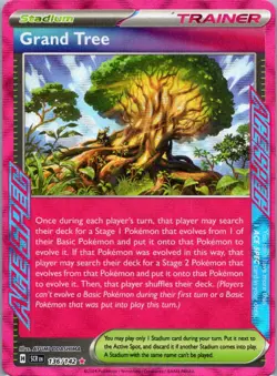 Pokemon TCG Grand Tree 136/142 Stellar Crown Holo NM - Image 1