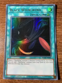 Black Whirlwind - BLAR-EN060 - Ultra Rare - 1st Edition Yugioh - Image 1