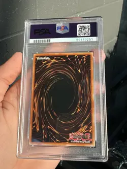 2002 Yugioh Acid Trap Hole DDS-005 PSA 9 - Image 2