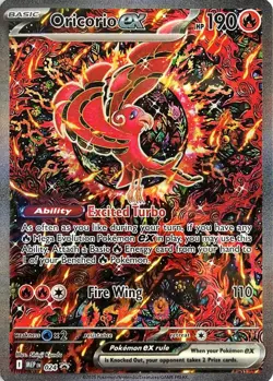 Pokemon Card Oricoro Ex MEP 024 promo UPC fiamme spettrali Sealed ITA ITALIANO - Image 1
