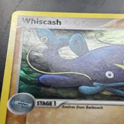 POKEMON Whiscash 55/110 EX Holon Phantoms Stamped Card NM - Image 3