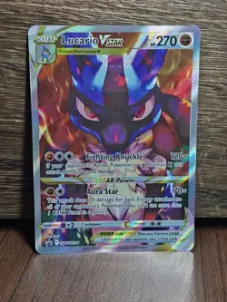 Pokemon TCG SWSH: Sword & Shield Promo Cards #SWSH291 Lucario VSTAR NM - Image 1