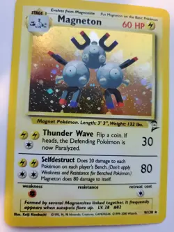 Magneton Base Set 2 Holo Pokemon Card WOTC NM - Image 1