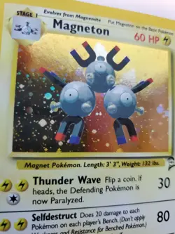 Magneton Base Set 2 Holo Pokemon Card WOTC NM - Image 2