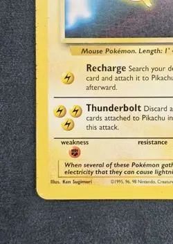 Pikachu 4 WB The First Movie Black Star Promo Pokemon Card - Image 5
