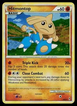 Pokemon Card - Hitmontop Call of Legends 8/95 Holo Rare - Image 1