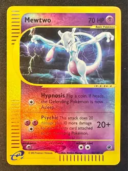 Mewtwo 56/165 Expedition Base Set Pokemon Card Vintage WOTC Reverse Holo Rare Lp - Image 1
