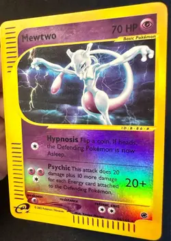 Mewtwo 56/165 Expedition Base Set Pokemon Card Vintage WOTC Reverse Holo Rare Lp - Image 2