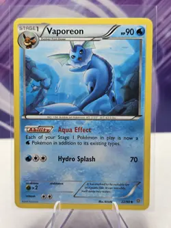 Pokemon TCG Vaporeon XY Ancient Origins 22/98 Regular Uncommon Card - Image 1