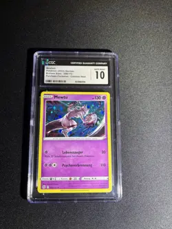 Pokemon Mewtwo TCG Reverse Holo Rare Card Brilliant Stars 056/172 GERMAN - Image 1