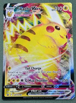 Pokemon 2023 Pikachu VMAX SWSH286 SWSH: Sword & Shield Promo Cards Holo - Image 1