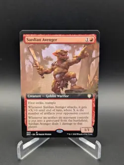 Sardian Avenger (Extended Art) Commander: the Brothers' War Regular - Image 1