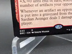 Sardian Avenger (Extended Art) Commander: the Brothers' War Regular - Image 2