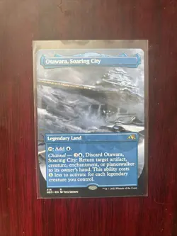 Otawara, Soaring City (Borderless) Kamigawa: Neon Dynasty Regular MTG - Image 1