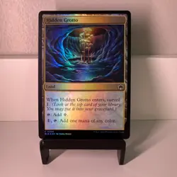 Hidden Grotto - FOIL - Bloomburrow - Magic the Gathering MTG M-NM - Image 1