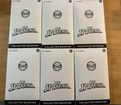 Lot Of 6 Magic The Gathering Marvel's Spider-Man Collector Booster Pack New MTG - Image 1