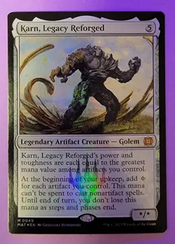 Karn, Legacy Reforged - [Foil] March of the Machine: The Aftermath (MAT) - Image 1