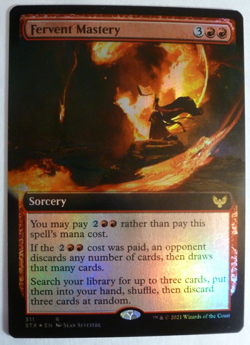 Magic The Gathering Fervent Mastery Strixhaven School of Mages Foil #311 LP/NM - Image 1