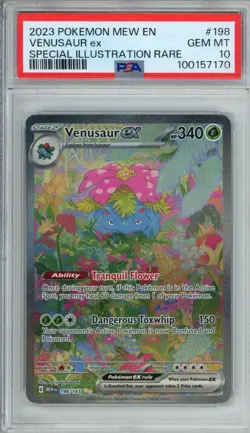 PSA 10 Pokemon 151 MEW EN SIR Venusaur EX 198/165 GEM MINT Condition!! - Image 1