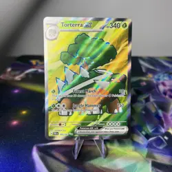 POKEMON TCG TORTERRA EX 185/162 FULL ART HOLO NEAR MINT TEMPORAL FORCES - Image 1