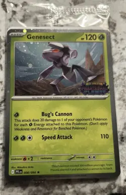 Pokemon Genesect 008 Mega Evolution Phantasmal Flames Best Buy Promo - Image 1