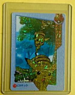 PIKACHU DESCENDING Pocket Monster Vending Machine Prism Stickers 2000 - Pokemon - Image 1