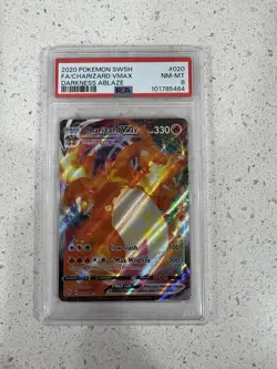 PSA 8 Charizard VMAX - Darkness Ablaze 020/189 - Pokemon TCG - HOLO Ultra Rare - Image 1