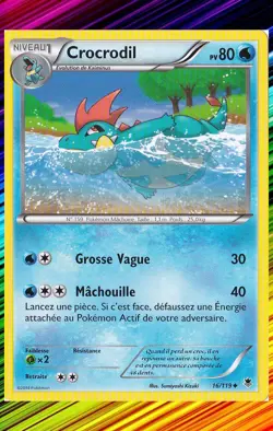 Crocrodil - XY4:Vigueur Spectrale - 16/119 - Carte Pokemon Neuve Francaise - Image 1