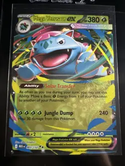 Mega Venusaur ex 003/132 Double Rare Mega Evolution - Pokemon TCG - Near Mint NM - Image 1