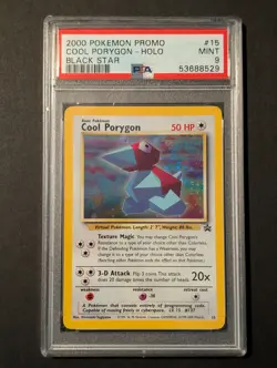 Pokemon Cool Porygon Black Star Holo Promo #15 PSA 9 Mint - Image 1
