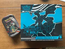 Pokemon Black Bolt Elite Trainer Box & Pokemon Favorites in Palm of Your Hand - Image 1