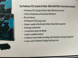 Pokemon Black Bolt Elite Trainer Box & Pokemon Favorites in Palm of Your Hand - Image 3