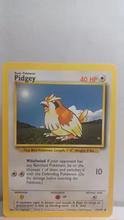 Pidgey [LP] - Pokemon TCG Base Set 57/102 [Common] - Image 1